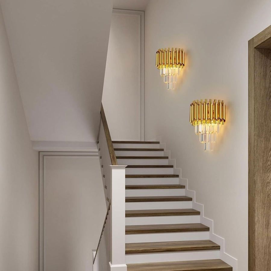 VERSAILLES Piccolo Crystal Lustr Light, 2xE14, Gold