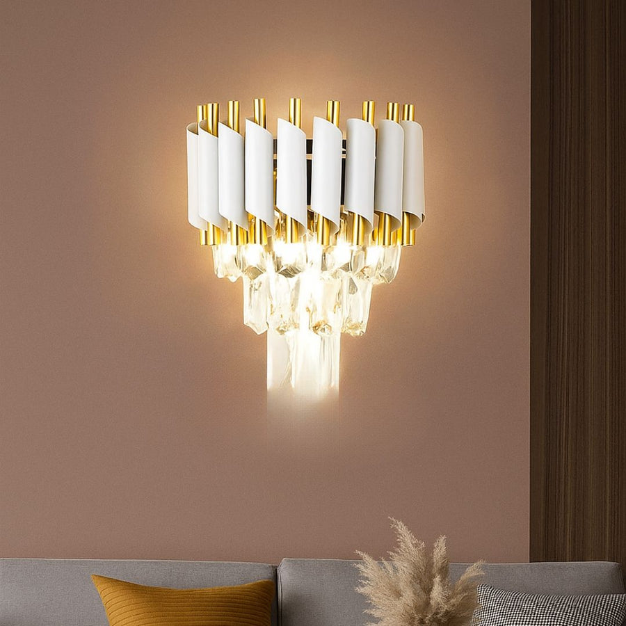 VERSAILLES Piccolo Crystal Lustr Light, 2xE14, White