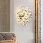 Crystal Chandier Minoet 4x G9, průměr 35 cm, lesklé zlato