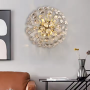 Crystal Chandier Minoet 4x G9, průměr 35 cm, lesklé zlato