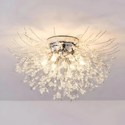 Rondo Vivace Crystal Chandelier, 6x G9, 49 cm, Chrome