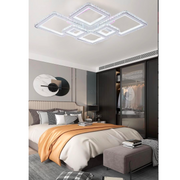 RGB LED LED THEST s dálkovým ovládáním Quadris, 240W, 6 čtverců, studené/horké/neutrální světlo, Daisy, bílá