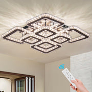 LED LED Quadria Supremo, 5x prvky, RGB 198W, Premium & Nerezová, horké/studené/neutrální světlo
