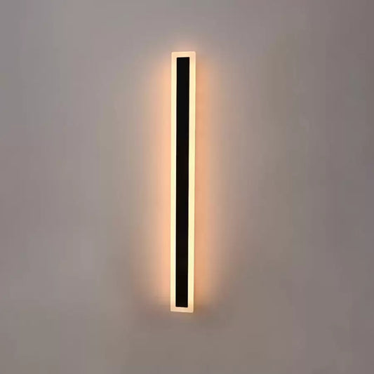 Venkovní nástěnné LED svítidlo Mack, délka 90 cm, 13 W, IP65, kov, lineární, černá