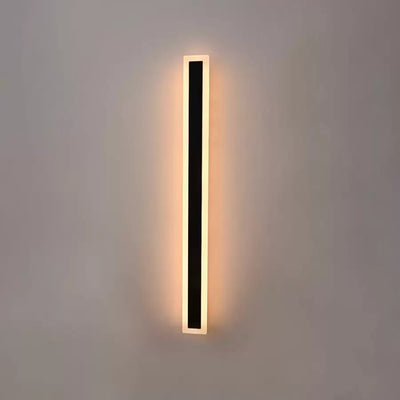 Venkovní nástěnné LED svítidlo Mack, délka 90 cm, 13 W, IP65, kov, lineární, černá