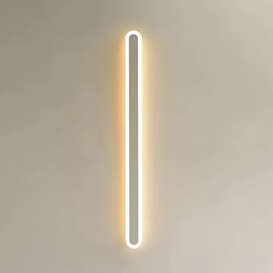 SUHA Venkovní nástěnné LED svítidlo, délka 60 cm, 8W, IP65, kov, lineární, bílá