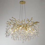 Crystal Chandier Waltz Rhapsody, 5x G9, zlato, 45 cm, nastavitelná výška