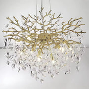 Crystal Chandier Waltz Rhapsody, 5x G9, zlato, 45 cm, nastavitelná výška