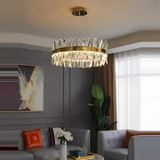 Giuseppe vedl lustr s dálkovým ovládáním, Daisy, průměr 80 cm, zlato