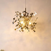 Moderní lustr, CAPRICIO Allegro, 2xE14, Průměr 40cm, Zlatý, Nastavitelná výška