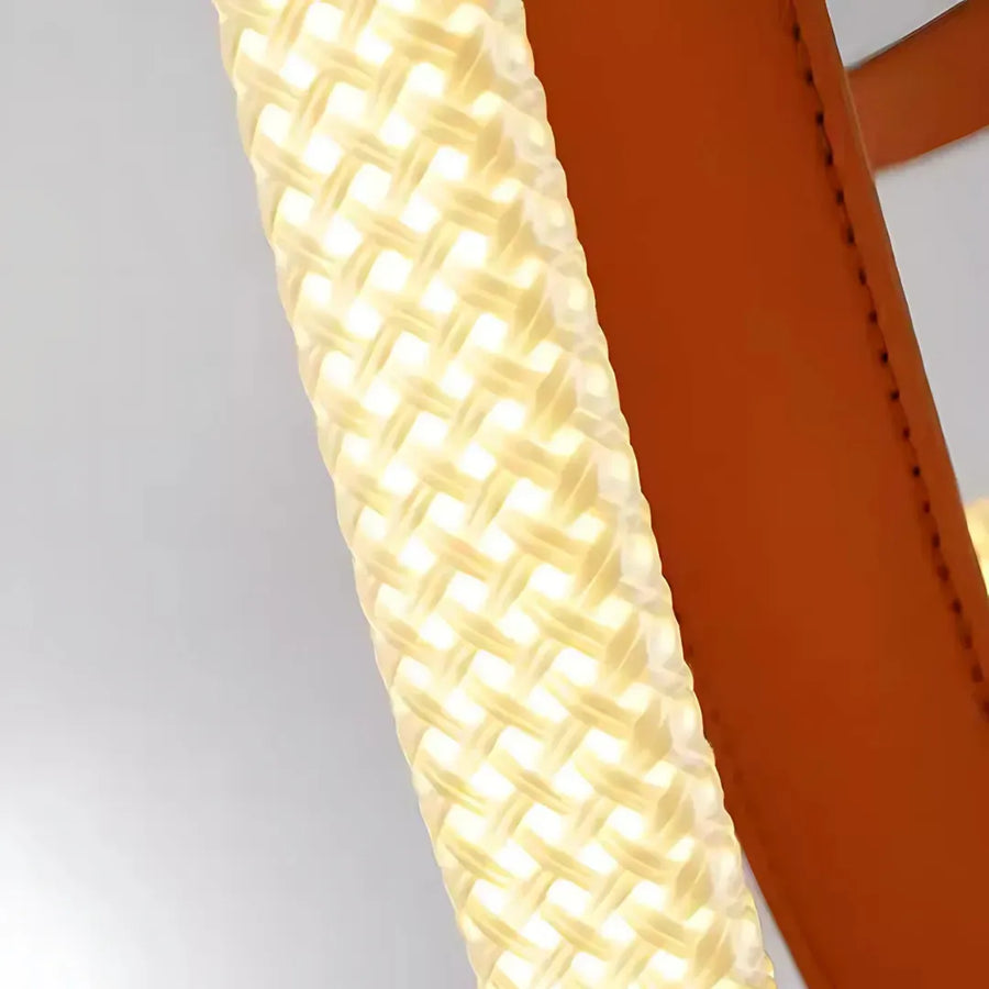 Moderní lustr, LED, ARIA Largo, 36W, Neutrální světlo, Hnědá