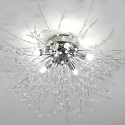 Crystal Chandier Rondo Vivace, 6x G9, Chrome, 49 cm