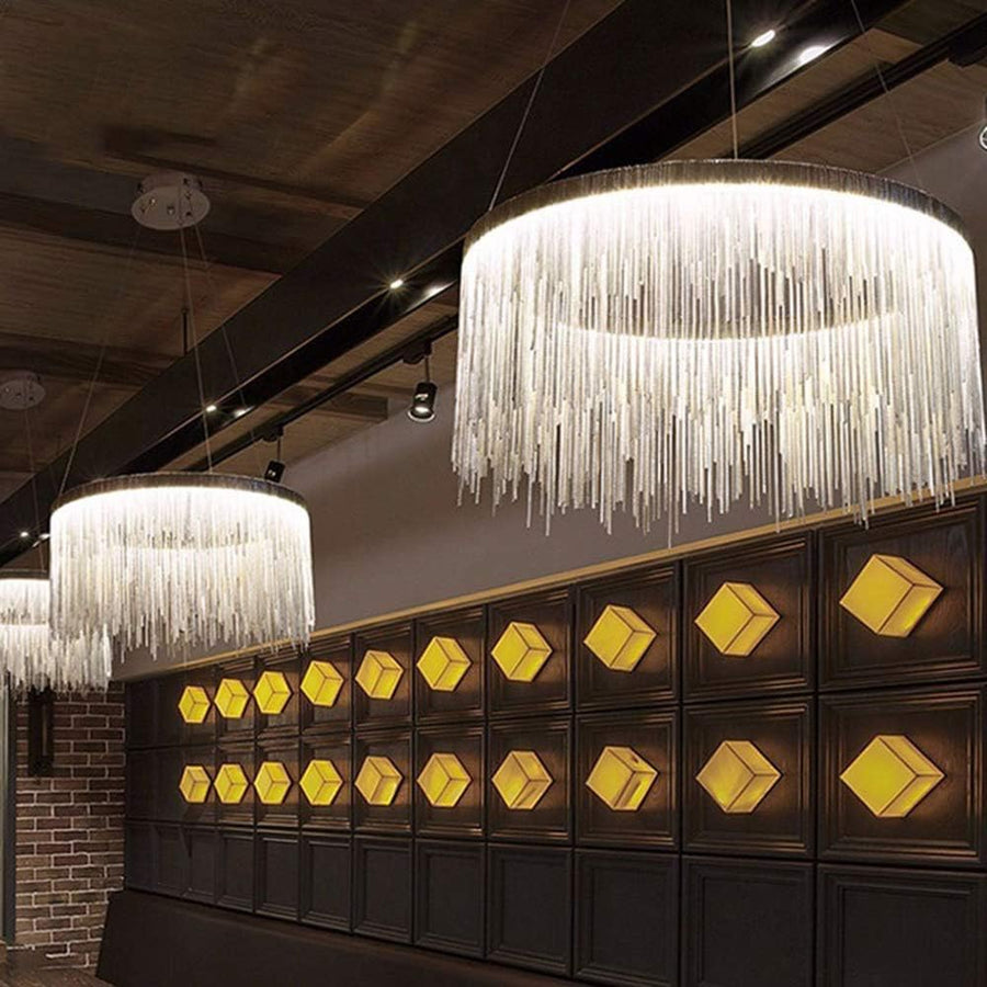 Závěsný LED lustr s dálkovým ovládáním ILLUMINA MAGNUS, 32W, studené/teplé/neutrální světlo, stmívatelný, lesklý chrom