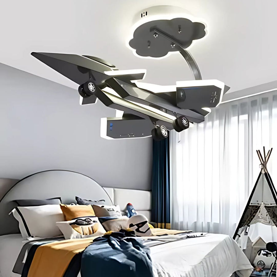 FIGHTER LED lustr, 100W, Studené/Teplé/Neutrální světlo, Stříbrný