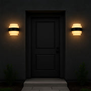 Aplikujte exteriér LED Meras, 12W, černé, 3000k, fantazie