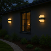 Aplikujte exteriér LED Meras, 12W, černé, 3000k, fantazie