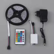 Sada LED pásků 2835 s dálkovým ovládáním, RGB, 10W/m, 5m, IP44