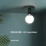 MODERNISTICKÝ Lustr Mono 1x E27, Černý, Moderní Design