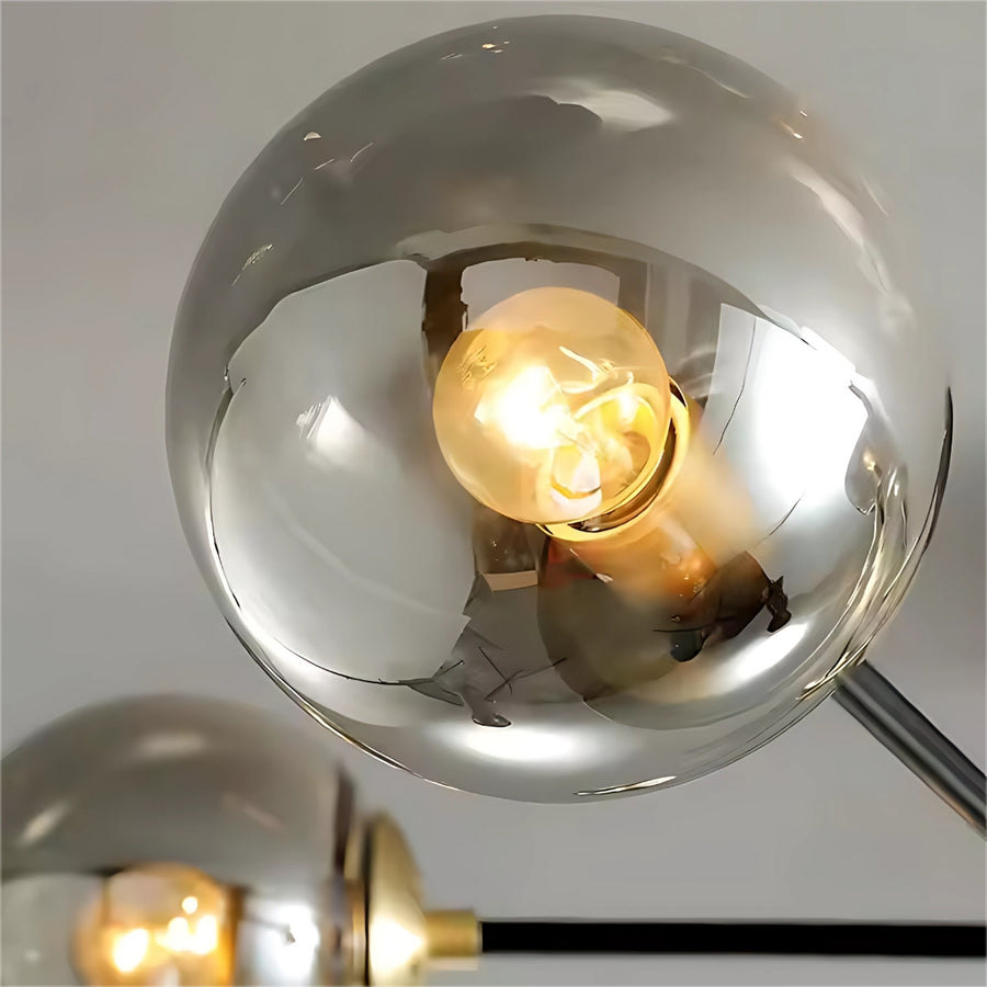 Kulatý kotouč, Penthouse Grand, 8xe27, Golden Black, Metal