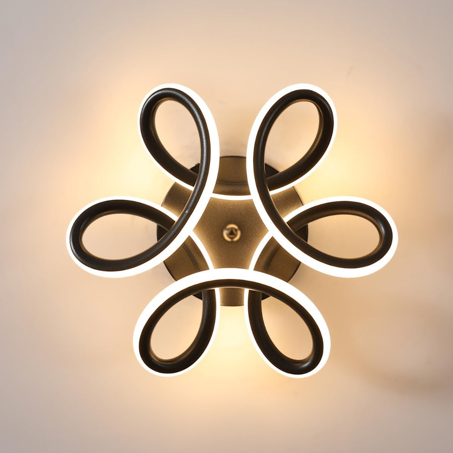 VERTEX HELIX LED lustr, 15W, studené/teplé/neutrální světlo, černá
