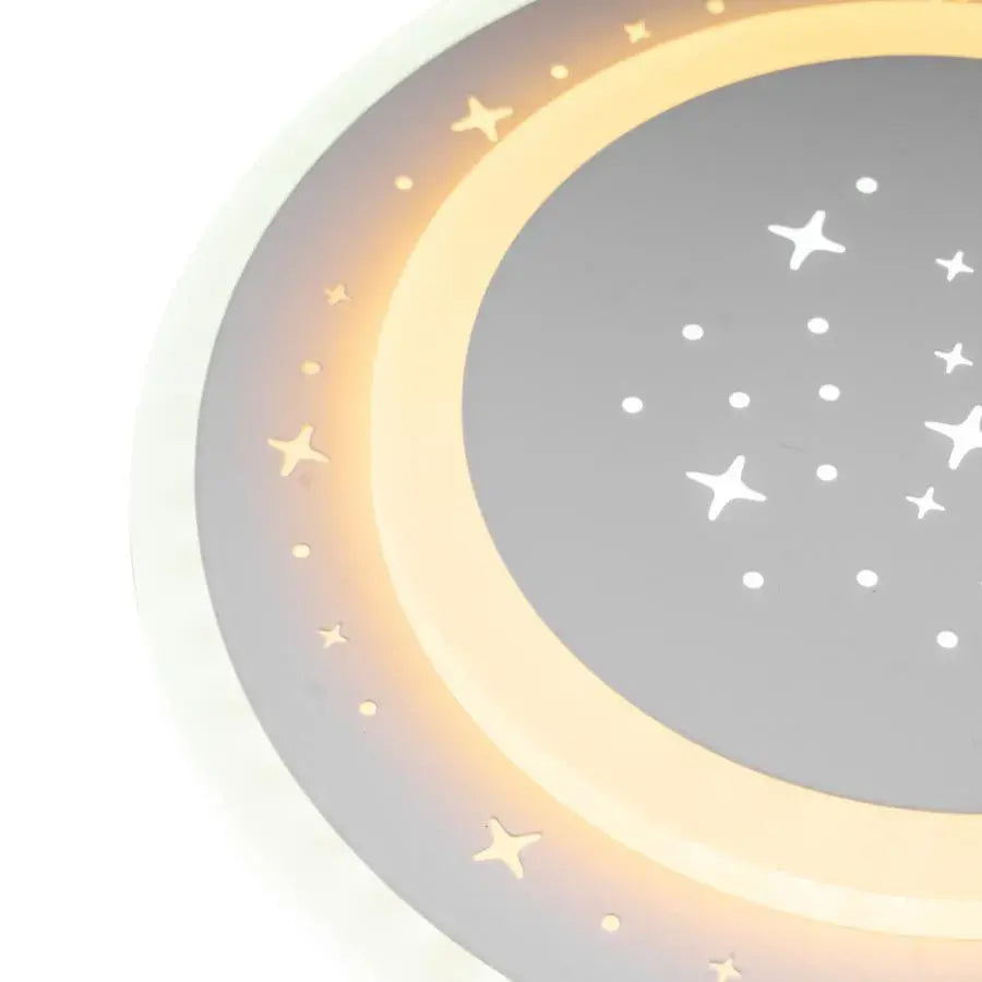 GUARELLA LED lustr, 18W, studené/teplé/neutrální světlo, bílá