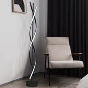 LED LED Upsilon, 48 W, 3000k/4000k/6000k, kovový a akrylový, černá