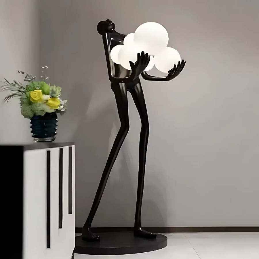 Lampa do obývacího pokoje Eleganza, 6x G9, černá