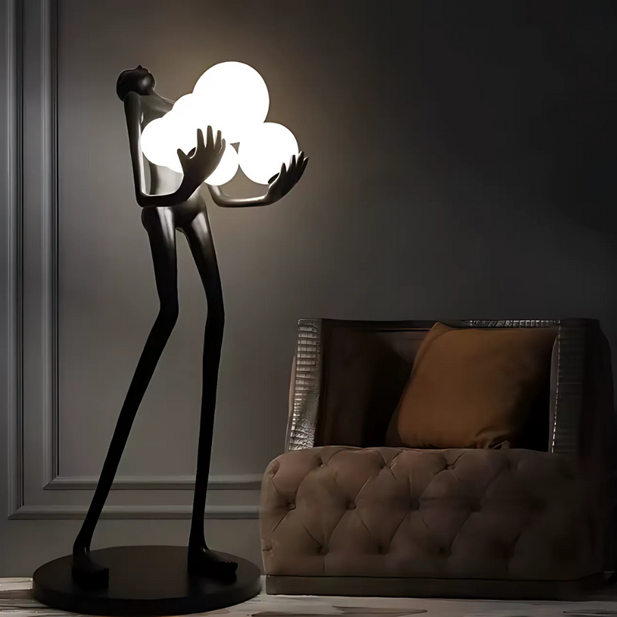 Lampa do obývacího pokoje Eleganza, 6x G9, černá