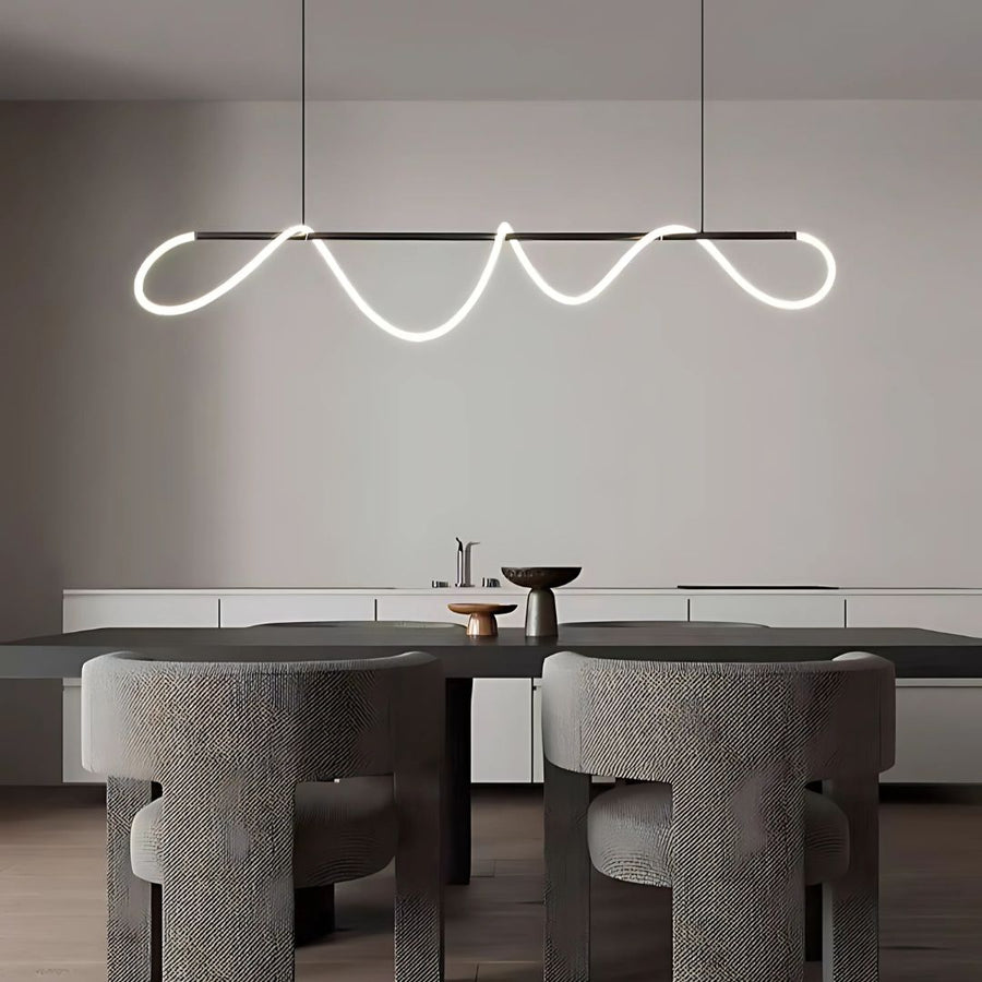 LED lustr s dálkovým ovládáním Divino, 24W, stmívatelný, 4000K, černý