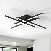 LED lustr s dálkovým ovládáním Aroldo, 43W, stmívatelný, černý