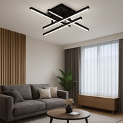 LED lustr s dálkovým ovládáním Aroldo, 43W, stmívatelný, černý