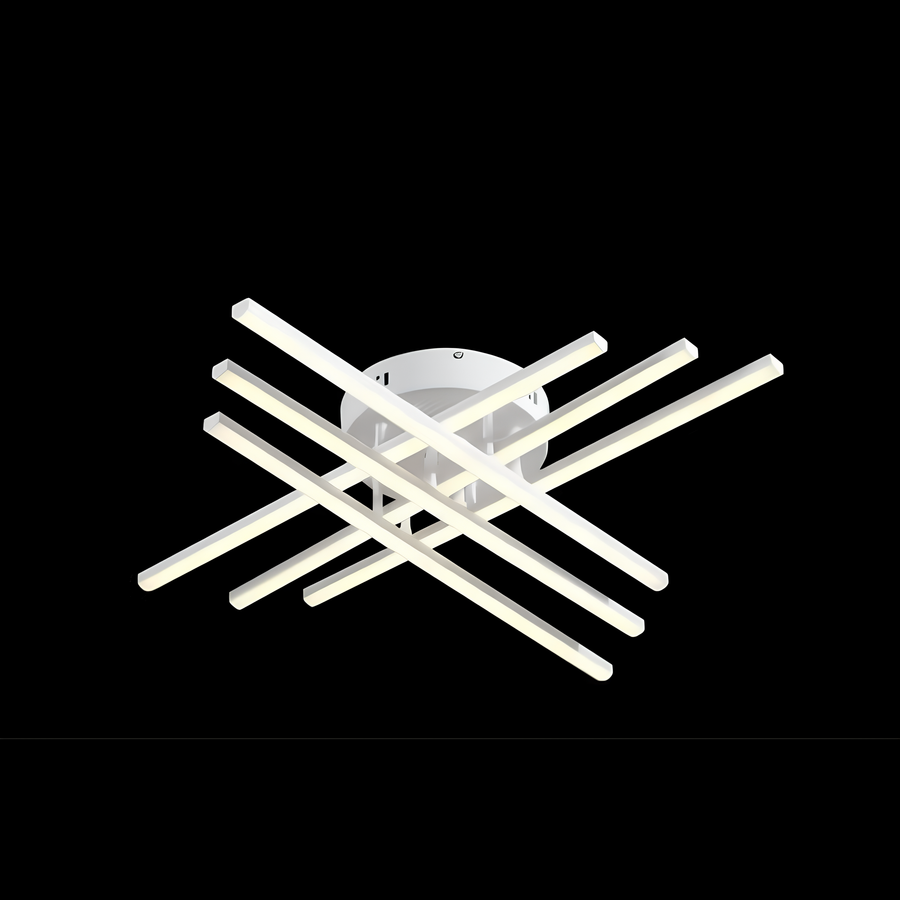 LED lustr GIO, 82W, studené/teplé/neutrální světlo, bílý