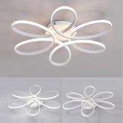 LED lustr s dálkovým ovládáním ELIZA, 65W, Studené/Teplé/Neutrální světlo, Stmívatelné, Bílá