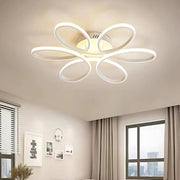 LED lustr s dálkovým ovládáním ELIZA, 65W, Studené/Teplé/Neutrální světlo, Stmívatelné, Bílá