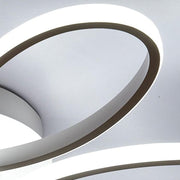 LED lustr s dálkovým ovládáním ELIZA, 65W, Studené/Teplé/Neutrální světlo, Stmívatelné, Bílá