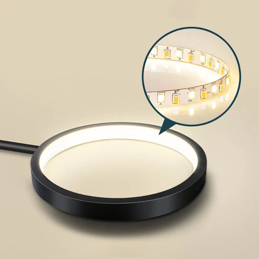 LED lustr s dálkovým ovládáním MARIA, 45W, 4 prvky, teplé/studené/neutrální světlo, stmívatelný, černý