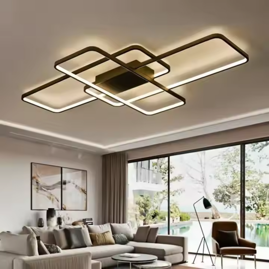 LED LULUS s přemoženou osou 96 W Dimable Black