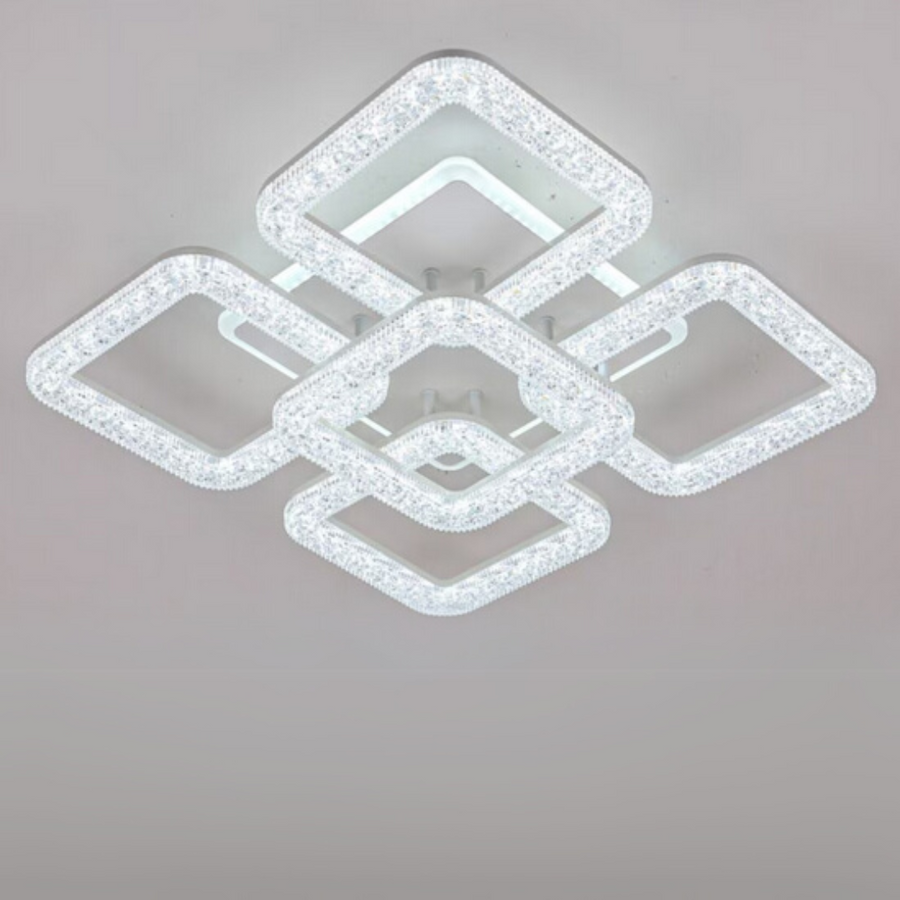 Astrid LED lustr s dálkovým ovládáním, 114W, stmívatelný, bílý