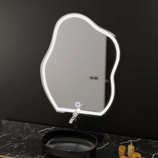 Bio LED zrcadlo 50x70cm, Touch tvar, Demister system, Stmívatelné