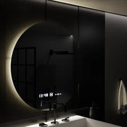 LED kulaté zrcadlo, 70 cm, Serenite MotionGlow Marcello, Demister System, Hodiny & Teploměr, Stmívatelné