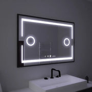 Obdélníkový LED zrcadlo 120x80cm Senzor Motionglow Sensor Marcello Desiclant Clock Defrosting System