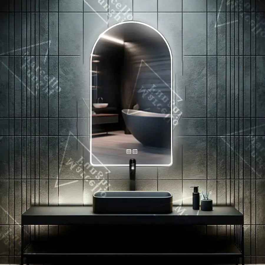 Mirror LED Touch Iulius Disposity System 60x80 cm Marcello Funghi Collection