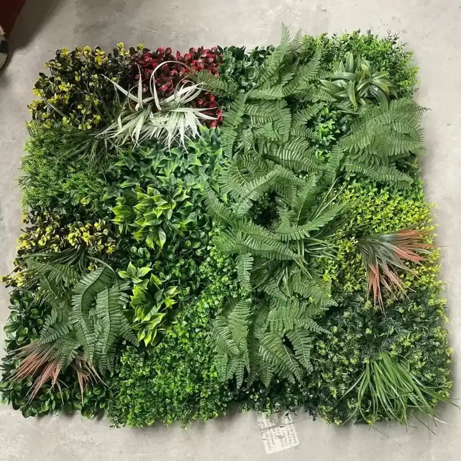 Umělý panel 100x100cm zelená