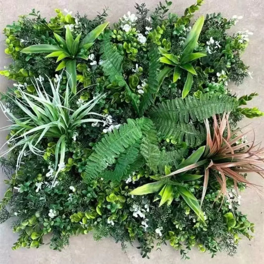 Umělý panel 50x50cm zelená