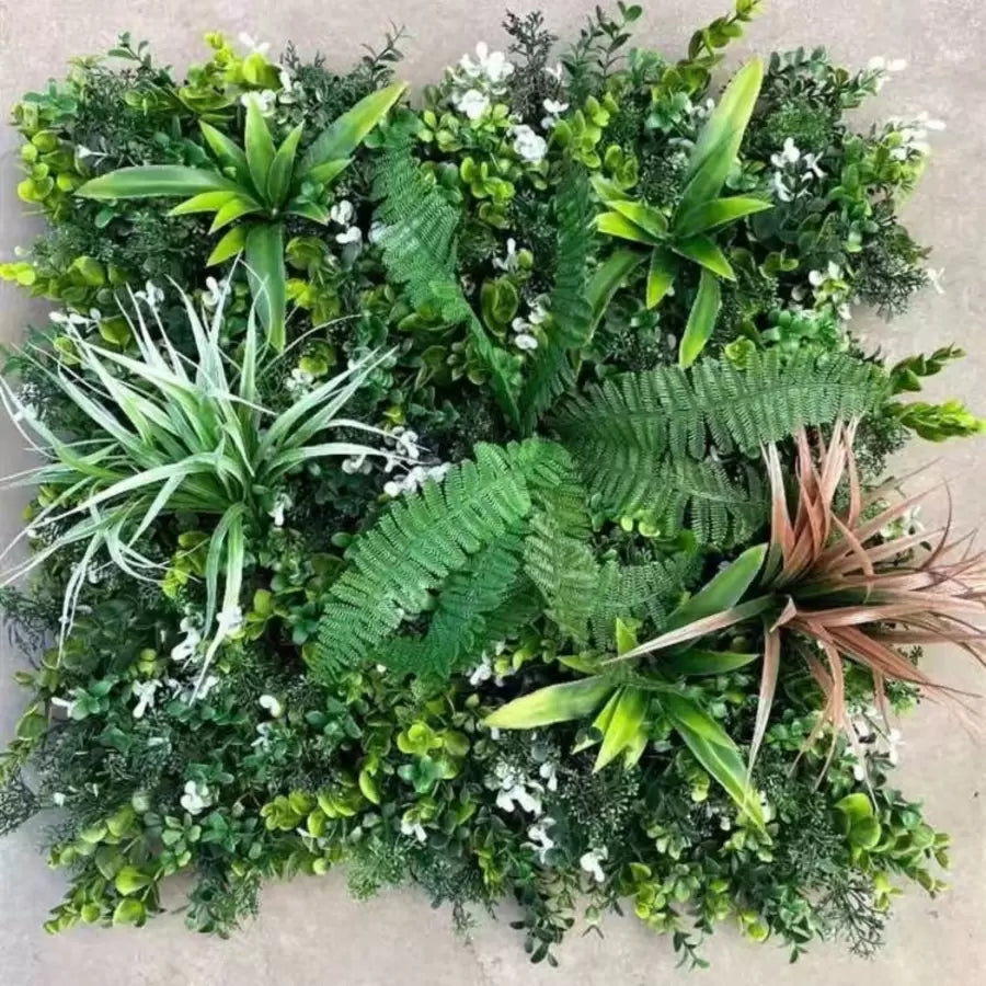 Umělý panel 50x50cm zelená