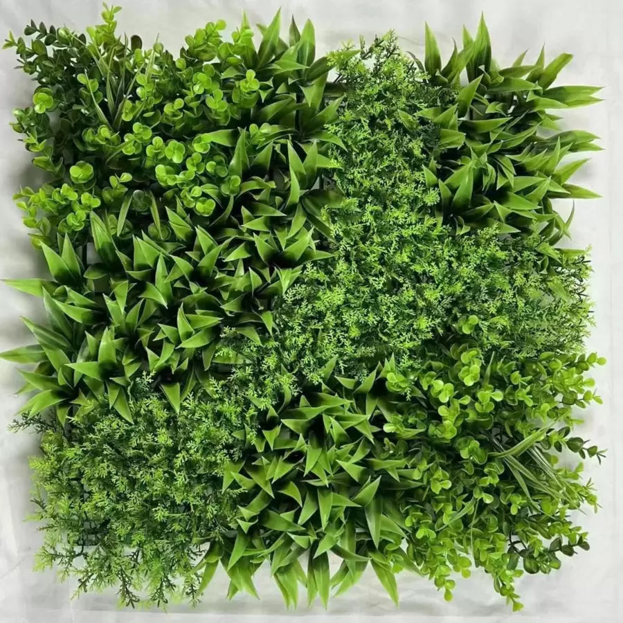 Umělý panel 50x50cm zelená