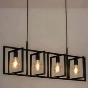 Pendul 4x E27 Black Archer E27