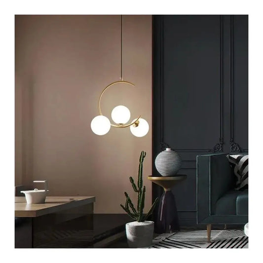 Lust Loft Atrium, 3x E27, zlatá bílá, kov, nastavitelná výška
