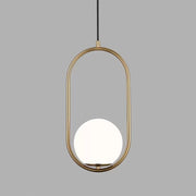 LOFT LOFT GALERIE Modern, 1x E27, zlatá bílá, kov, nastavitelná výška