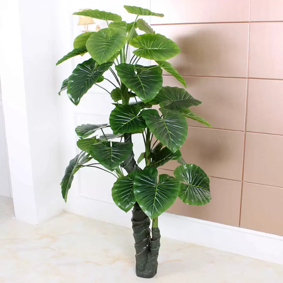 Umělá rostlina alocasia odora, bez hrnců, 150 cm zelená